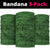 Hawaiian Whales Polynesian Art Motifs Neck Gaiter Green Color - Polynesian Pride