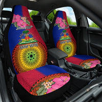 Haiti Battle of Vertieres Car Seat Cover The Haitian Revolution 220th Anniversary Polynesian Style LT03 One Size Red - Polynesian Pride