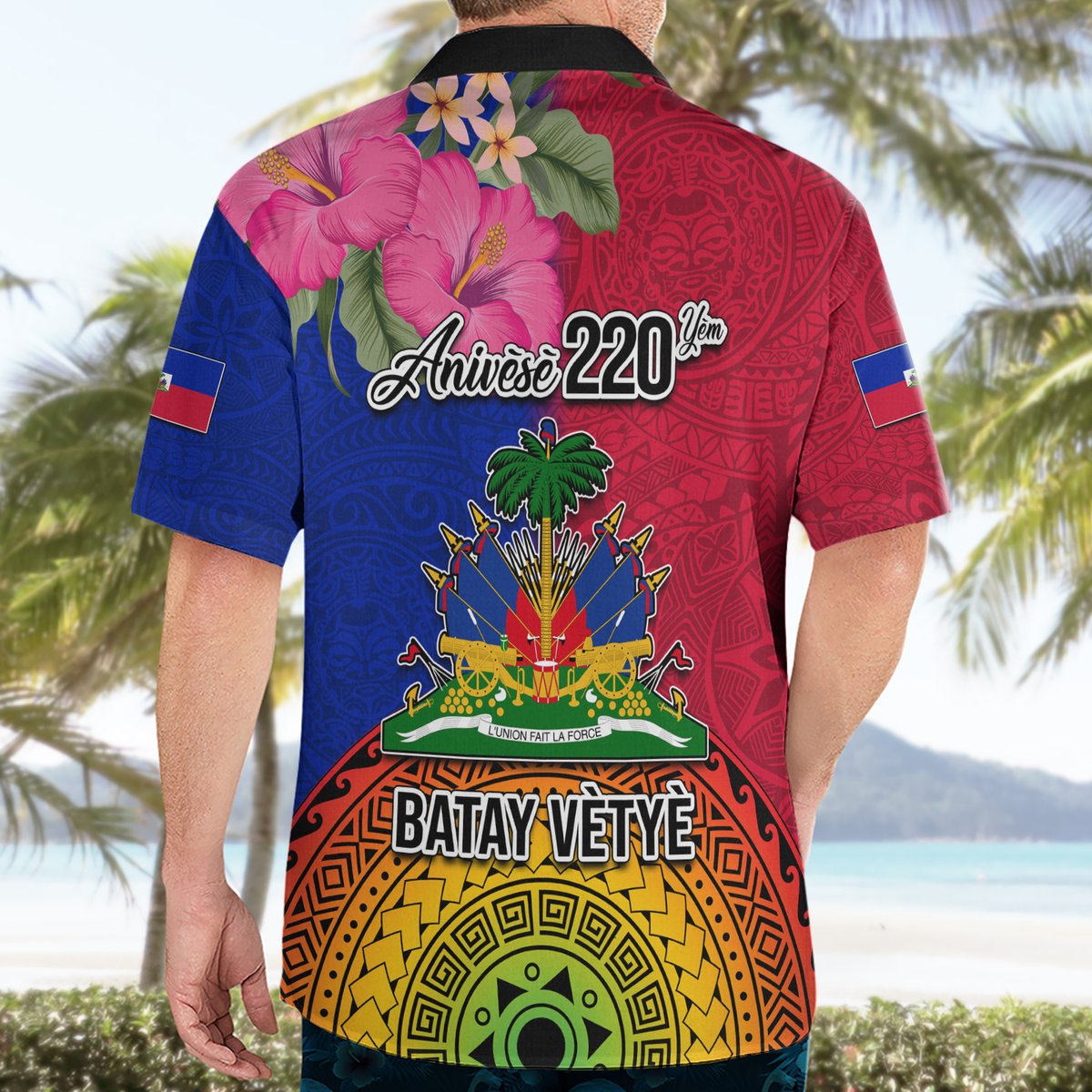 Haiti Battle of Vertieres Hawaiian Shirt The Haitian Revolution 220th Anniversary Polynesian Style LT03 - Polynesian Pride
