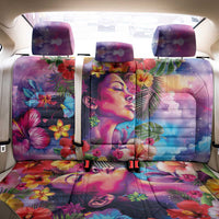 Polynesian Women Back Car Seat Cover Tropical Plant - Vibrant Surreal Dreamscape Vibe LT03 - Polynesian Pride