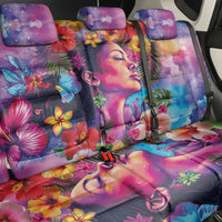 Polynesian Women Back Car Seat Cover Tropical Plant - Vibrant Surreal Dreamscape Vibe LT03 - Polynesian Pride