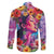 Polynesian Women Family Matching Tank Maxi Dress and Hawaiian Shirt Tropical Plant - Vibrant Surreal Dreamscape Vibe