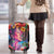 Polynesian Women Luggage Cover Tropical Plant - Vibrant Surreal Dreamscape Vibe