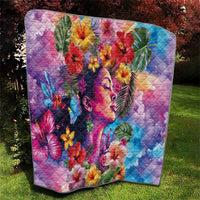 Polynesian Women Quilt Tropical Plant - Vibrant Surreal Dreamscape Vibe LT03 - Polynesian Pride