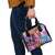 Polynesian Women Shoulder Handbag Tropical Plant - Vibrant Surreal Dreamscape Vibe