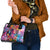 Polynesian Women Shoulder Handbag Tropical Plant - Vibrant Surreal Dreamscape Vibe
