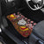 Personalised Aotearoa and Australia Together Car Mats Koru and Kangaroo - Taniko with Aboriginal Motif
