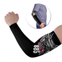 Super Samoa-Six Eight Five to The World Arm Sleeves Traditional Samoan Tattoo Black Color