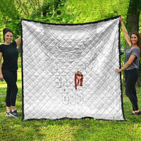 Super Samoa-Six Eight Five to The World Quilt Traditional Samoan Tattoo All White