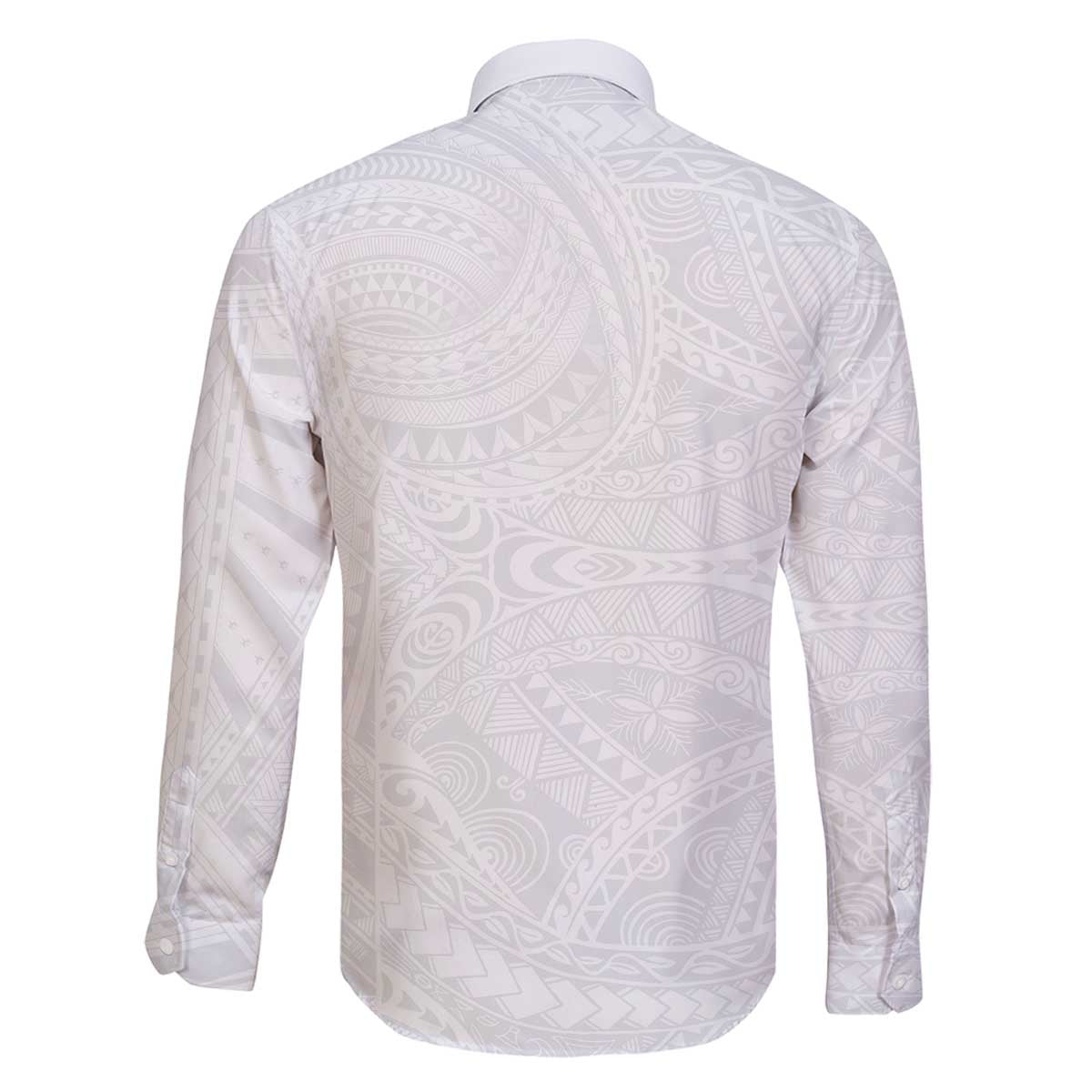 Lotu Tamaiti Samoan Art Tattoo Polynesian Pattern Family Matching Off Shoulder Short Dress and Hawaiian Shirt LT03 - Polynesian Pride