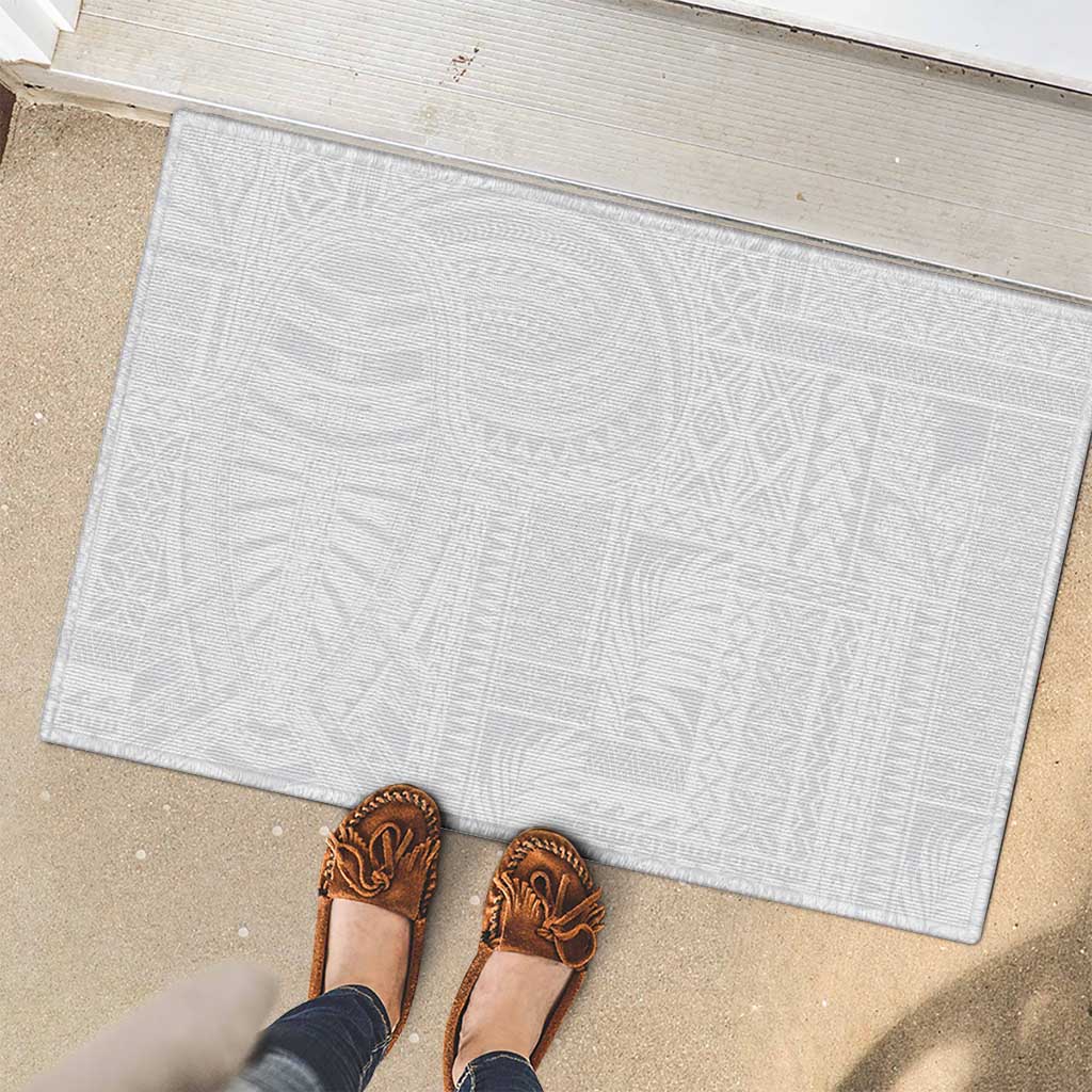 Lotu Tamaiti Samoan Art Tattoo Siapo Pattern Rubber Doormat