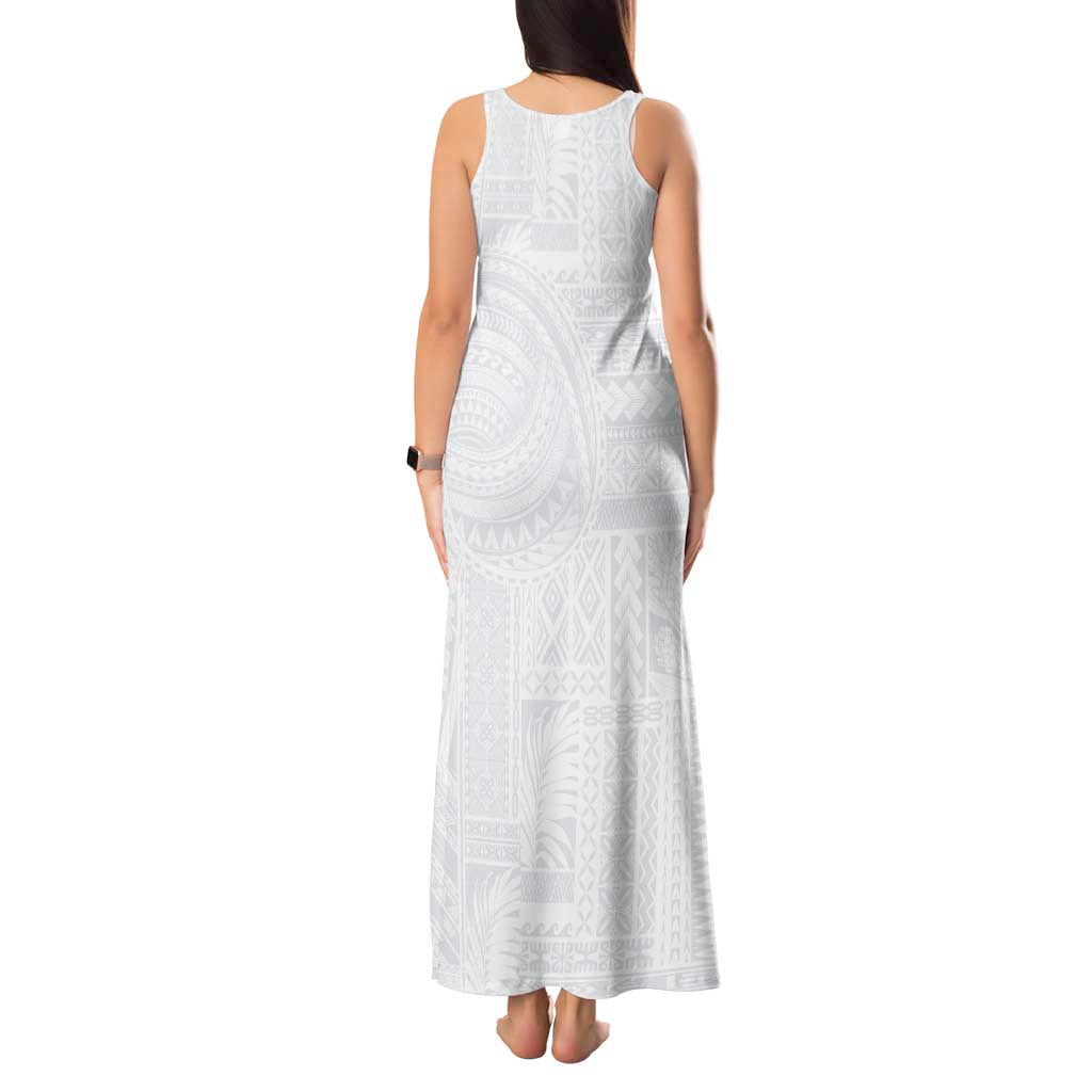 Lotu Tamaiti Samoan Art Tattoo Siapo Pattern Tank Maxi Dress
