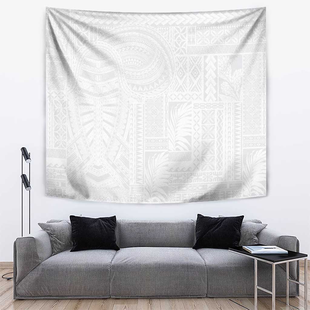 Lotu Tamaiti Samoan Art Tattoo Siapo Pattern Tapestry