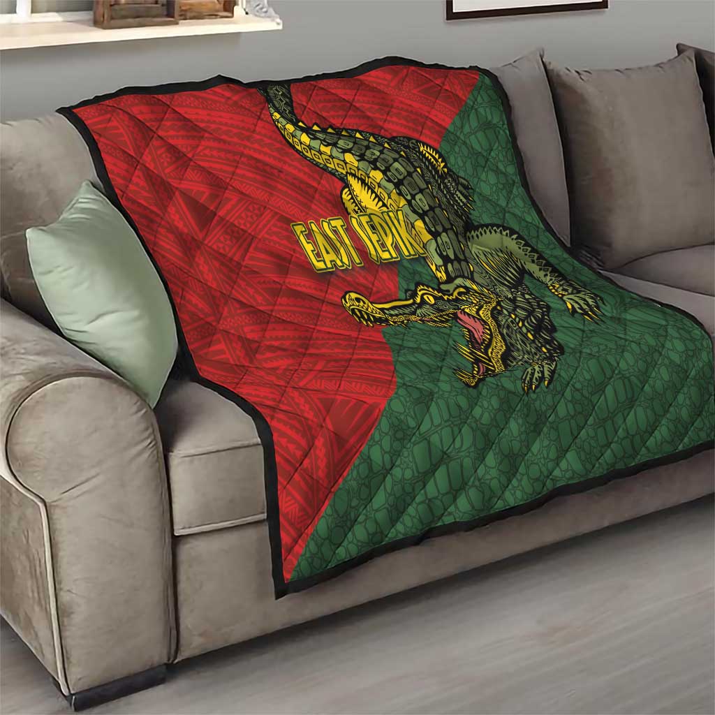 Sepik River Crocodile & Arts Festival Melanesian Pattern Quilt