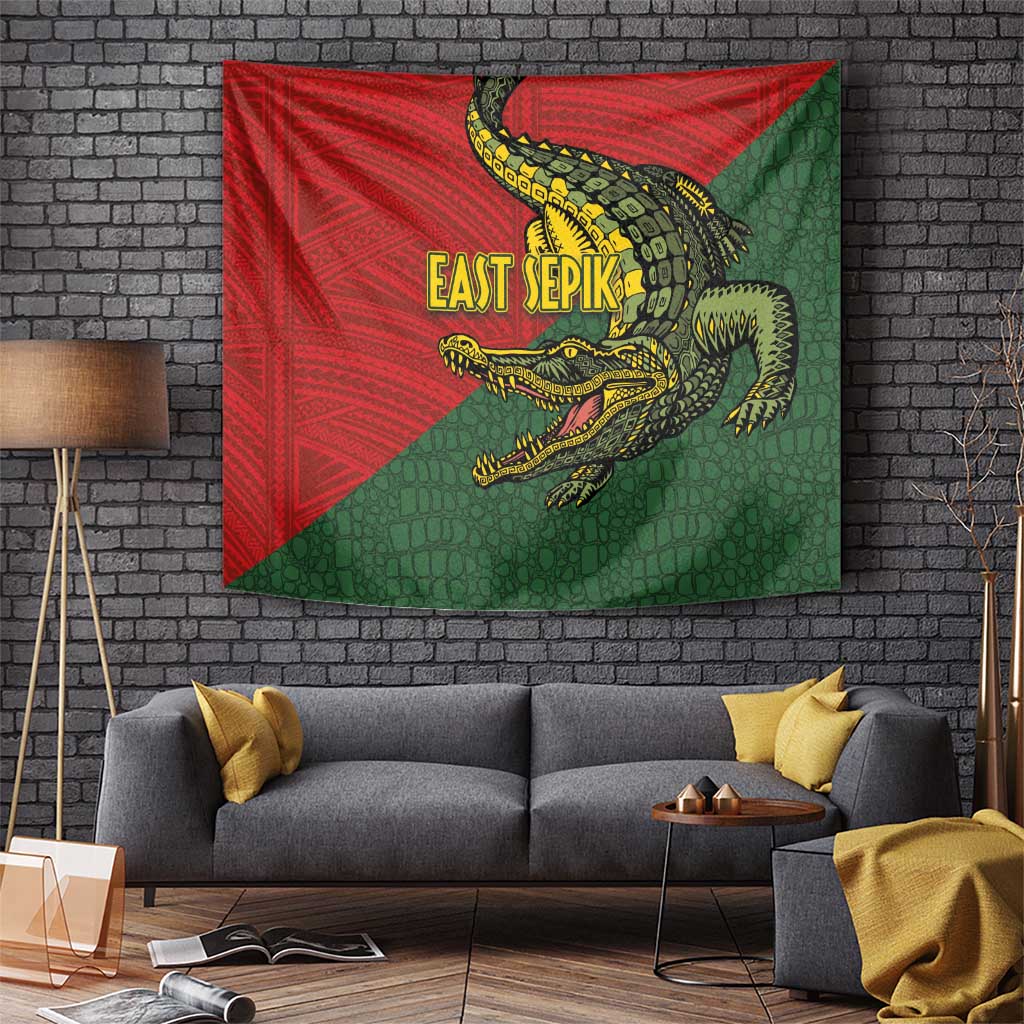 Sepik River Crocodile & Arts Festival Melanesian Pattern Tapestry