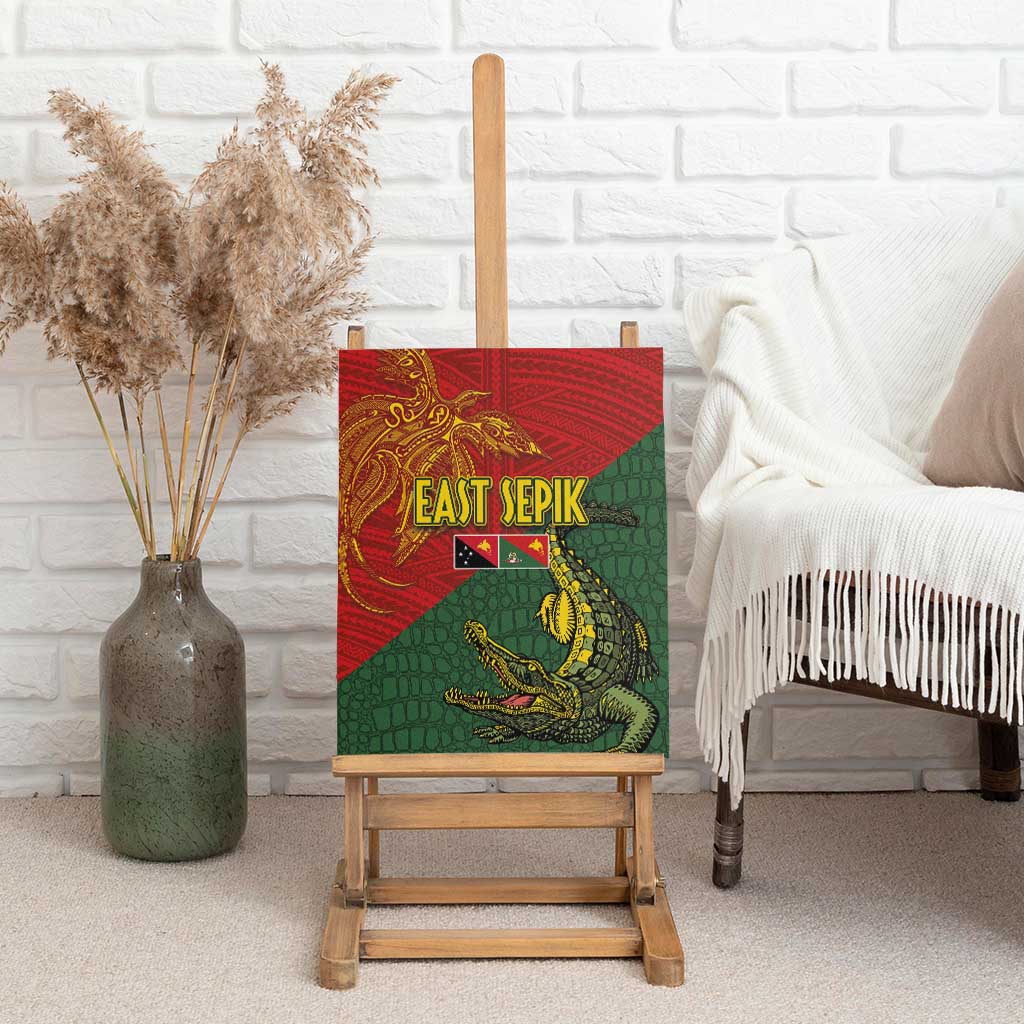 Sepik River Crocodile & Arts Festival Canvas Wall Art Bird-of-paradise Melanesian Tattoo LT03 - Polynesian Pride
