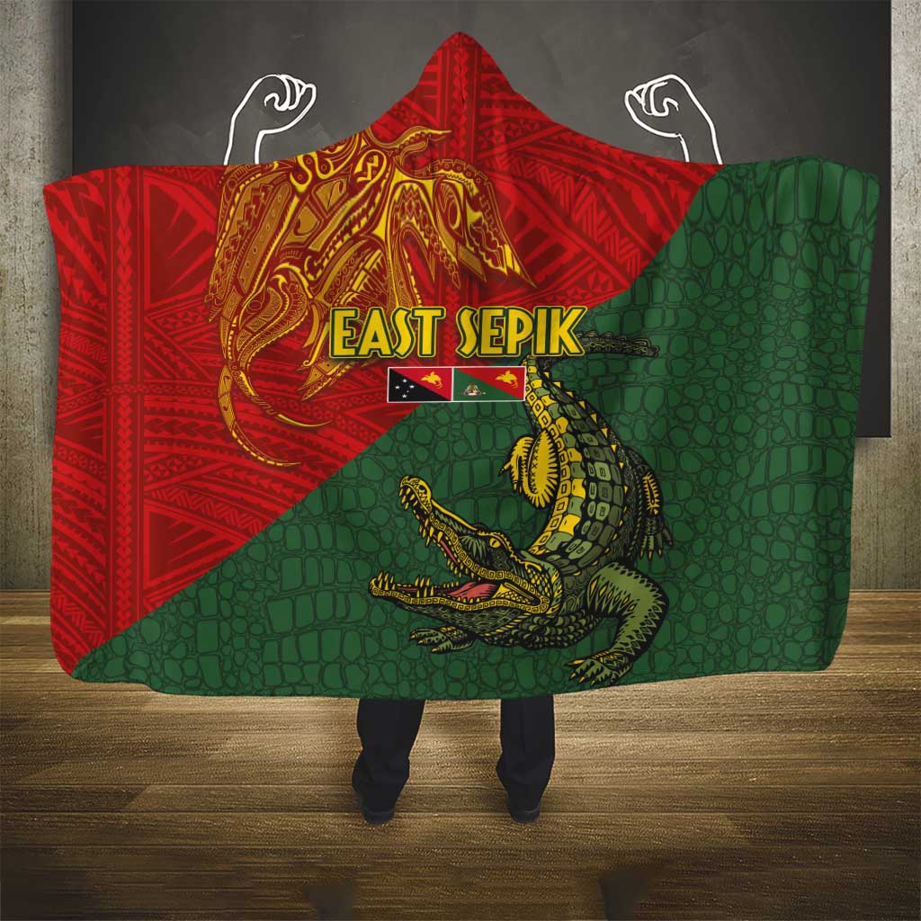 Sepik River Crocodile & Arts Festival Hooded Blanket Bird-of-paradise Melanesian Tattoo LT03 - Polynesian Pride