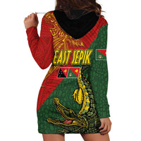 Sepik River Crocodile & Arts Festival Hoodie Dress Bird-of-paradise Melanesian Tattoo LT03 - Polynesian Pride