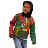 Sepik River Crocodile & Arts Festival Kid Hoodie Bird-of-paradise Melanesian Tattoo LT03 - Polynesian Pride