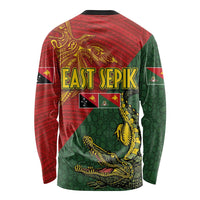Sepik River Crocodile & Arts Festival Long Sleeve Shirt Bird-of-paradise Melanesian Tattoo LT03 - Polynesian Pride