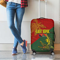 Sepik River Crocodile & Arts Festival Luggage Cover Bird-of-paradise Melanesian Tattoo LT03 - Polynesian Pride