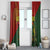 Sepik River Crocodile & Arts Festival Window Curtain Bird-of-paradise Melanesian Tattoo