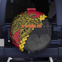 Papua New Guinea Independence Day Spare Tire Cover Bird-of-paradise Melanesian Tattoo LT03 - Polynesian Pride