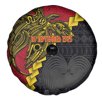 Papua New Guinea Independence Day Spare Tire Cover Bird-of-paradise Melanesian Tattoo LT03 - Polynesian Pride