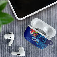 Fiji Day AirPods Case Coral Reef with Tapa Motifs and Hibiscus Ocean Vibe LT03 - Polynesian Pride
