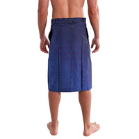 Fiji Day Lavalava Coral Reef with Tapa Motifs and Hibiscus Ocean Vibe LT03 - Polynesian Pride