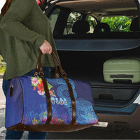 Fiji Day Travel Bag Coral Reef with Tapa Motifs and Hibiscus Ocean Vibe LT03 - Polynesian Pride