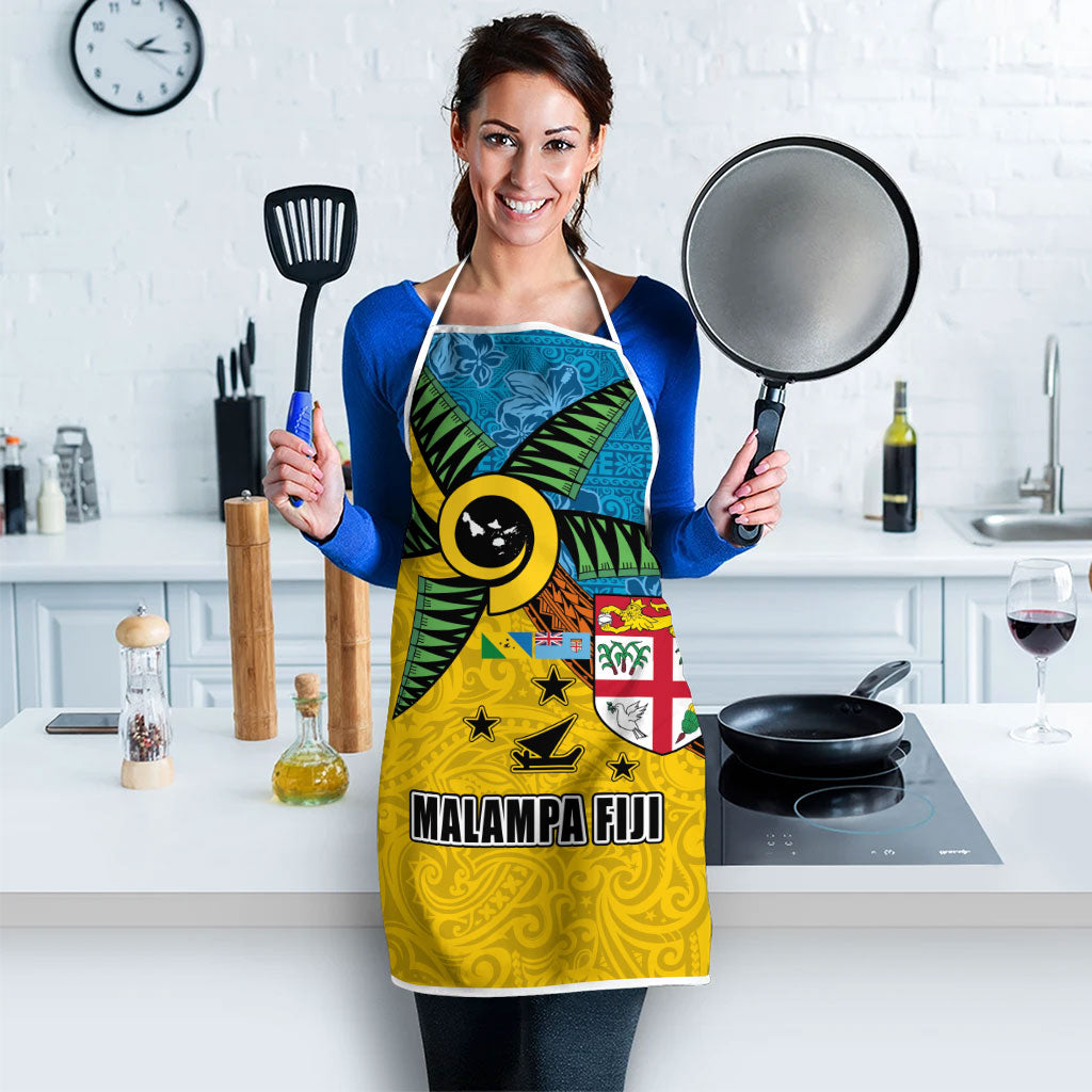 Malampa Fiji Day Apron Tapa and Melanesian Patterns with Coat of Arms LT03 - Polynesian Pride