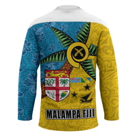 Malampa Fiji Day Hockey Jersey Tapa and Melanesian Patterns with Coat of Arms LT03 - Polynesian Pride