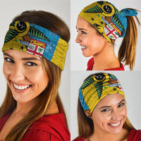 Malampa Fiji Day Neck Gaiter Tapa and Melanesian Patterns with Coat of Arms LT03 - Polynesian Pride