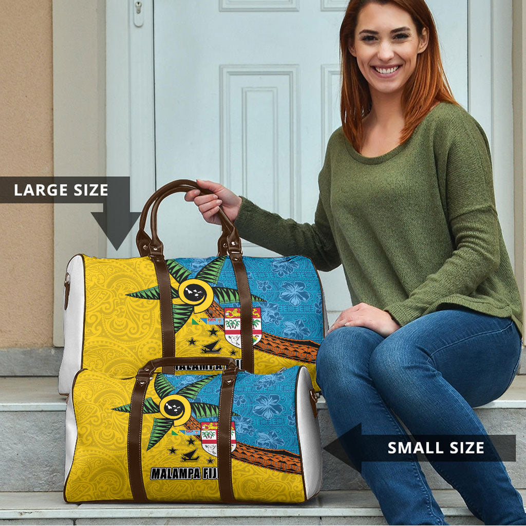 Malampa Fiji Day Travel Bag Tapa and Melanesian Patterns with Coat of Arms LT03 - Polynesian Pride