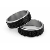 Traditional Samoa Maori Ornament Style Black Color Classic Ring - Polynesian Pride