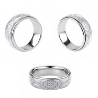 Traditional Samoa Maori Ornament Style White Color Classic Ring LT03 - Polynesian Pride