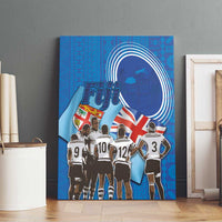 Fiji Rugby Sevens Canvas Wall Art Commemorate Gold Medal - Rio de Janeiro 2016