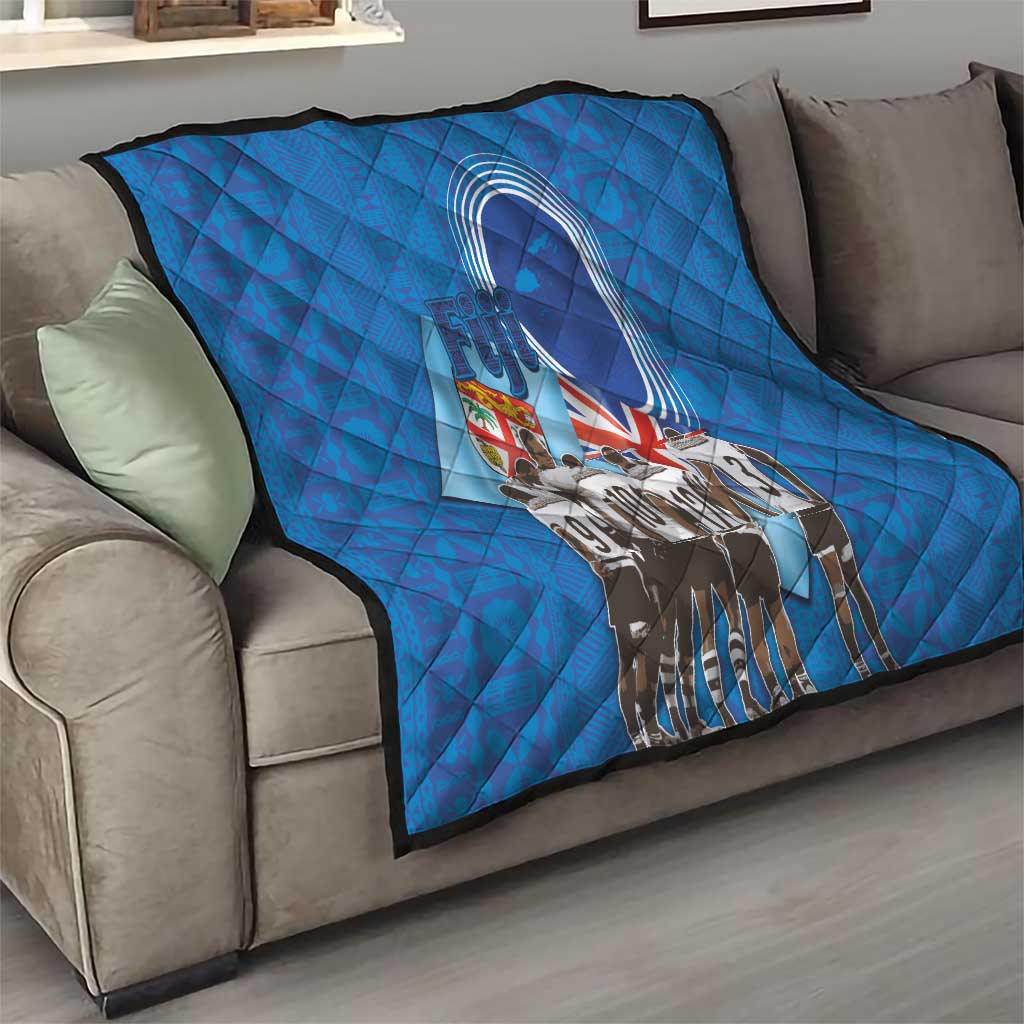 Fiji Rugby Sevens Quilt Commemorate Gold Medal - Rio de Janeiro 2016