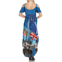 Fiji Rugby Sevens Summer Maxi Dress Commemorate Gold Medal - Rio de Janeiro 2016