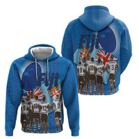 Fiji Rugby Sevens Zip Hoodie Commemorate Gold Medal - Rio de Janeiro 2016