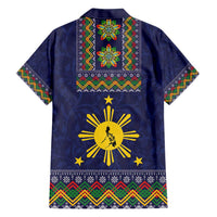 Philippines Merry Christmas Family Matching Tank Maxi Dress and Hawaiian Shirt Maligayang Pasko with Parol and Xmas Pattern Barong Style LT03 - Polynesian Pride