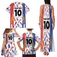 Custom Philippines Champions Football Jersey Family Matching Tank Maxi Dress and Hawaiian Shirt LT03 - Polynesian Pride
