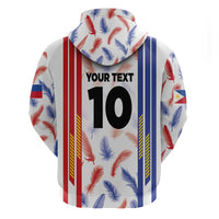 Custom Philippines Champions Football Jersey Zip Hoodie