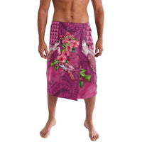 Hawaiian Turtle Love Couple Lavalava - Sweet Hibiscus and Kakau Pattern Rose Color LT03 Pink - Polynesian Pride
