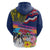 Hawaii Great Aloha Run 40th Anniversary Hoodie Hibiscus and Kakau Pattern LT03 - Polynesian Pride