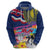 Hawaii Great Aloha Run 40th Anniversary Hoodie Hibiscus and Kakau Pattern LT03 - Polynesian Pride