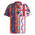 Hawaiian Lei Rugby Jersey National Flag Striped Style