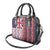 Hawaiian Lei Shoulder Handbag National Flag Striped Style