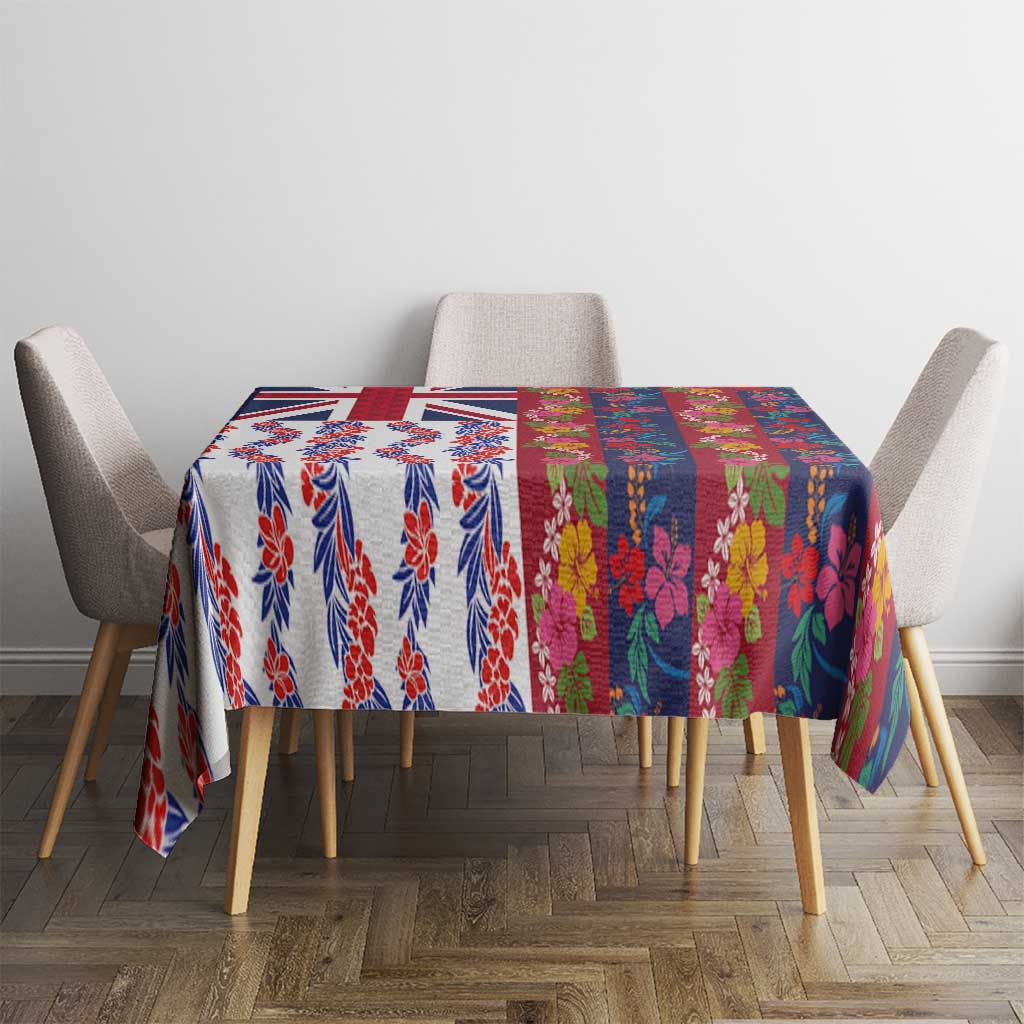 Hawaiian Lei Tablecloth National Flag Striped Style